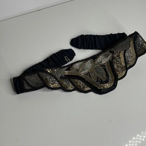 Marshall Field's Vintage Deco Elastisized Belt